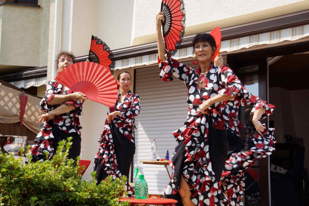 Flamenco Tänzerinnen aus Marimas Tanztempel in Schlebusch