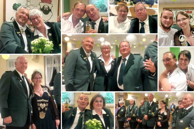 Bildcollage vom Schützenball Sankt Sebastianus Schützenbruderschaft Quettingen