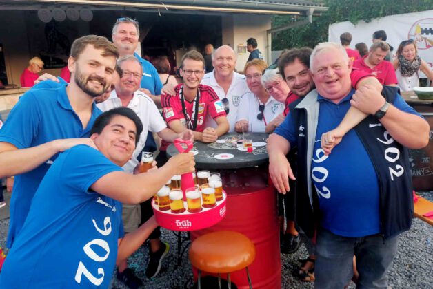 BSGQ mit Altstadtfunken auf dem Sommerfest der Neustadtfunken