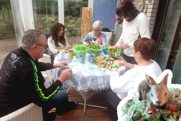 Bürgerschützenhasen in Produktion